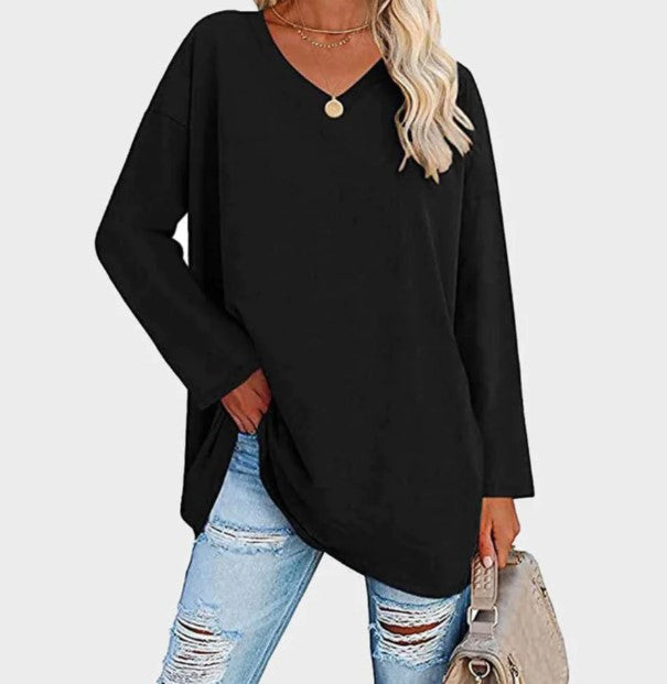 Drune | Stylish long-sleeved sweater for an elegant everyday outfit