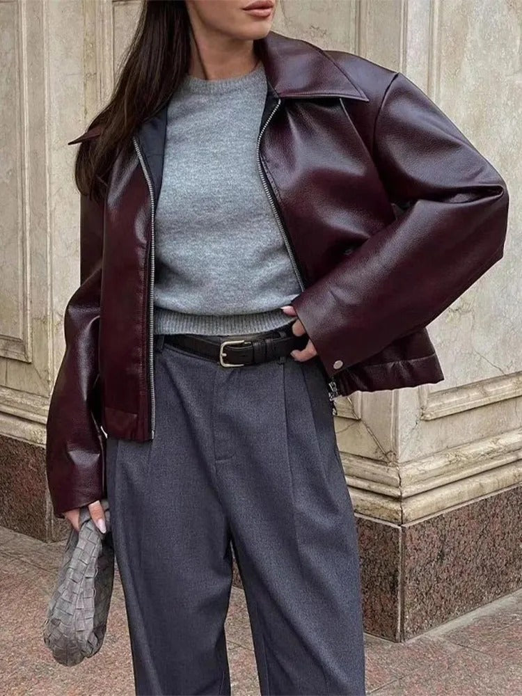 Drune | Vegane Lederjacke