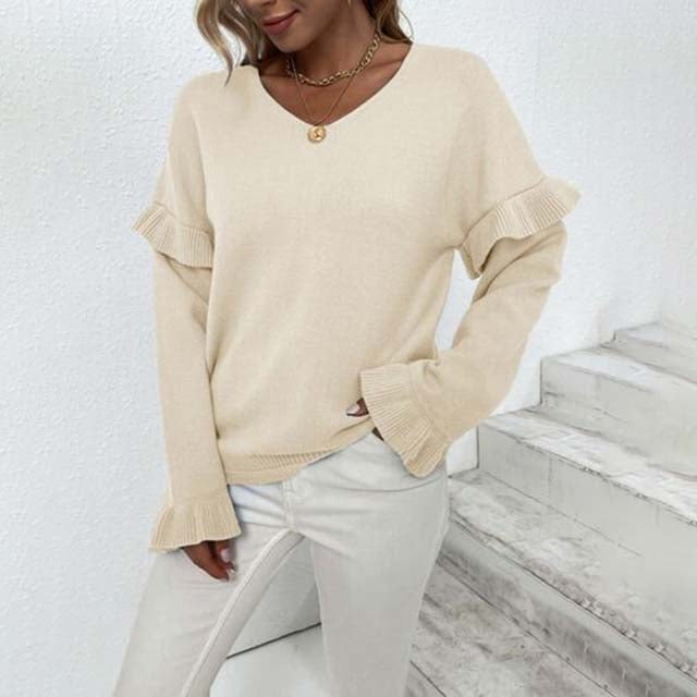Drune | Lässiger und Bequemer Strickpullover für Damen