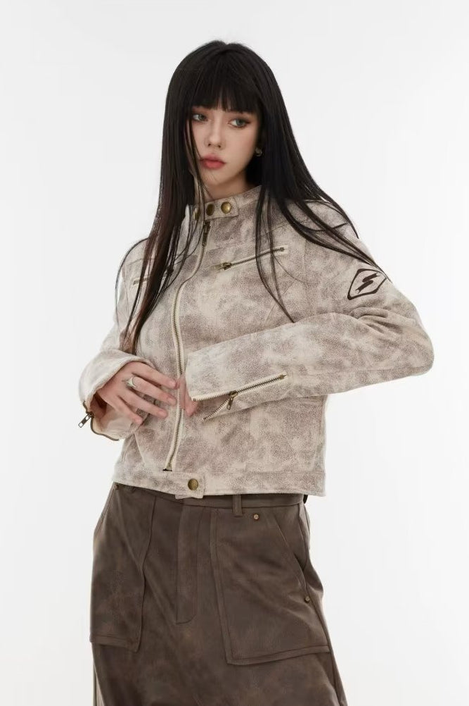 Drune | Batik Stehkragenjacke