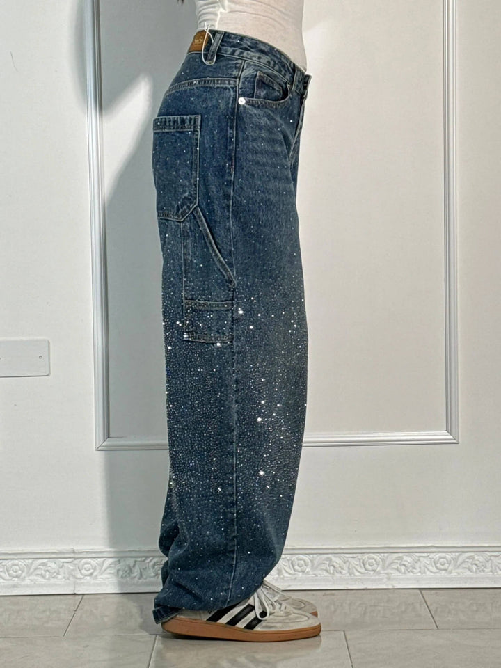 Damen Jeans mit Diamant-Optik & Klassischem Schnitt | Drune