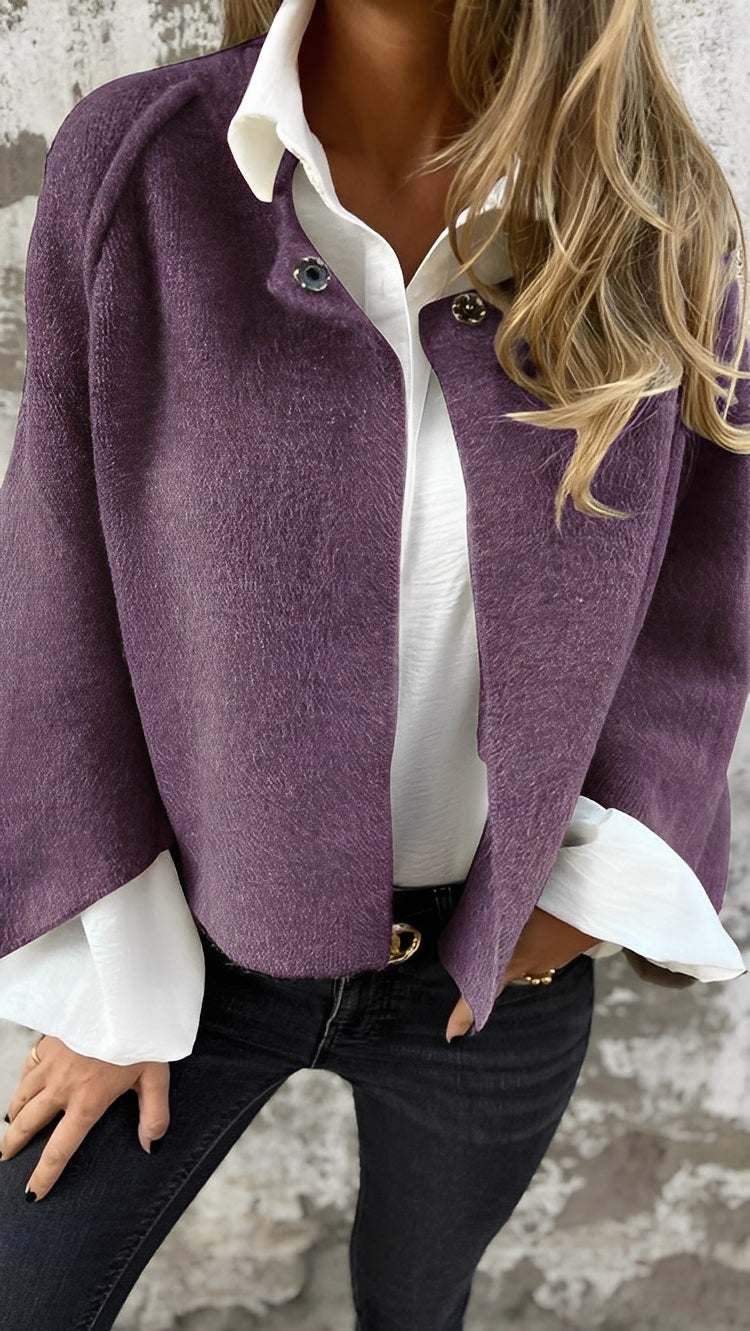 Drune | Bequeme, locker geschnittene Damenjacke aus Kaschmir
