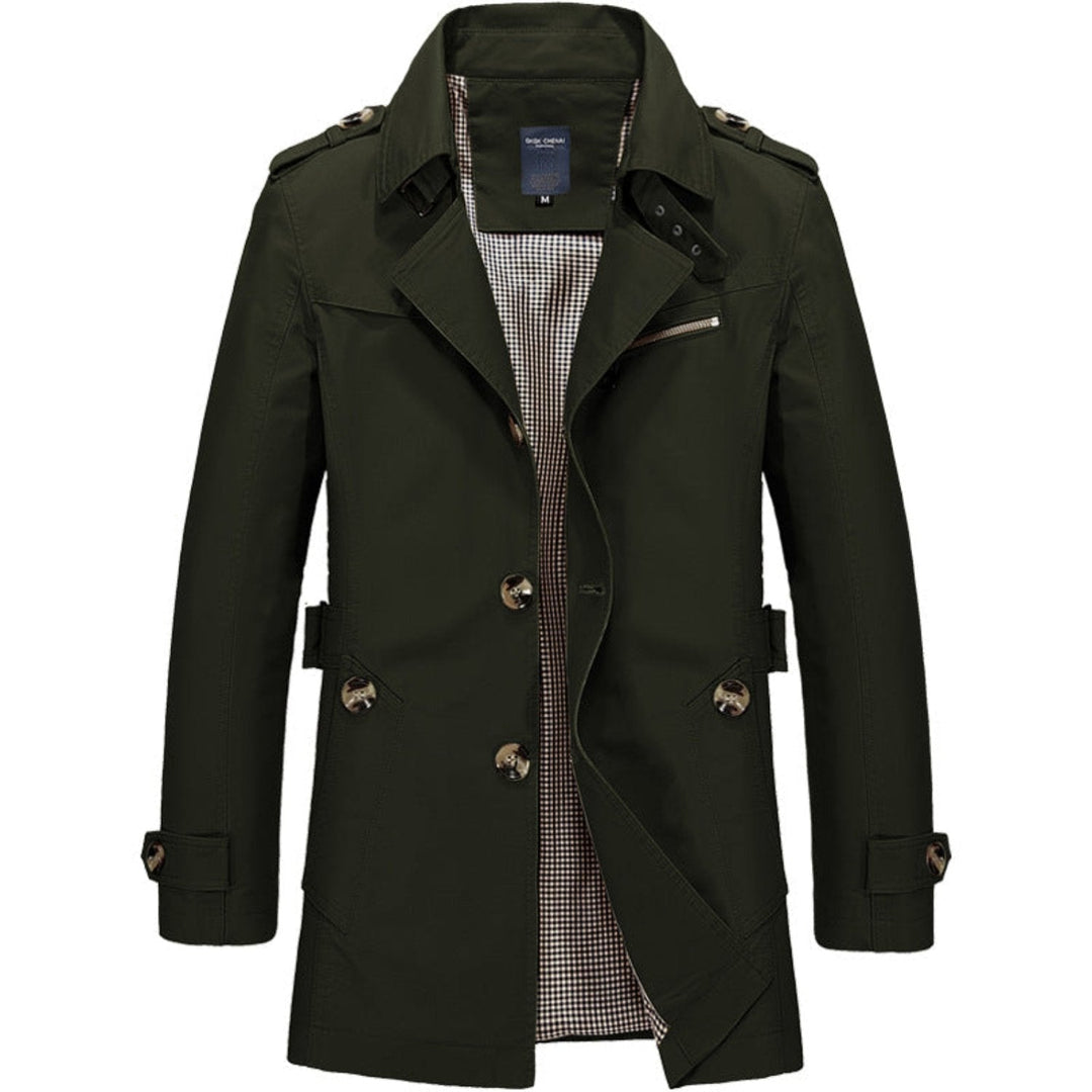 Drune | Mantel - Luxus - Modisch - Ideal für Herbst / Winter für Herren