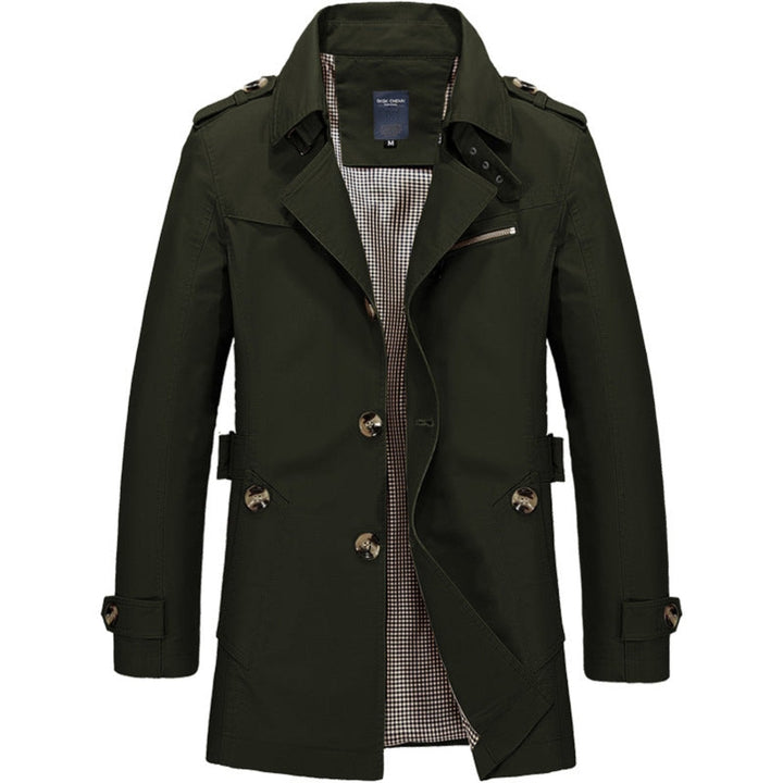 Drune | Mantel - Luxus - Modisch - Ideal für Herbst / Winter für Herren