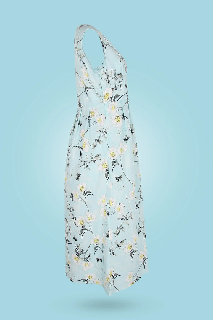 Drune | Elegantes Maxikleid mit Floralem Muster
