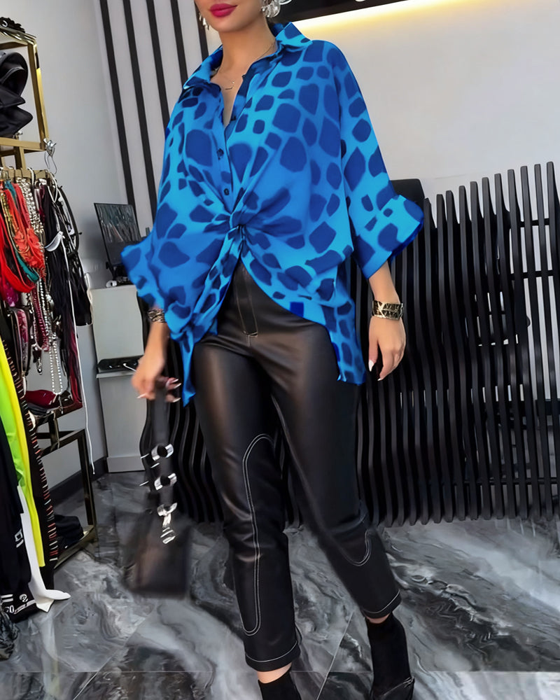 Drune | Revers Leopardenmuster