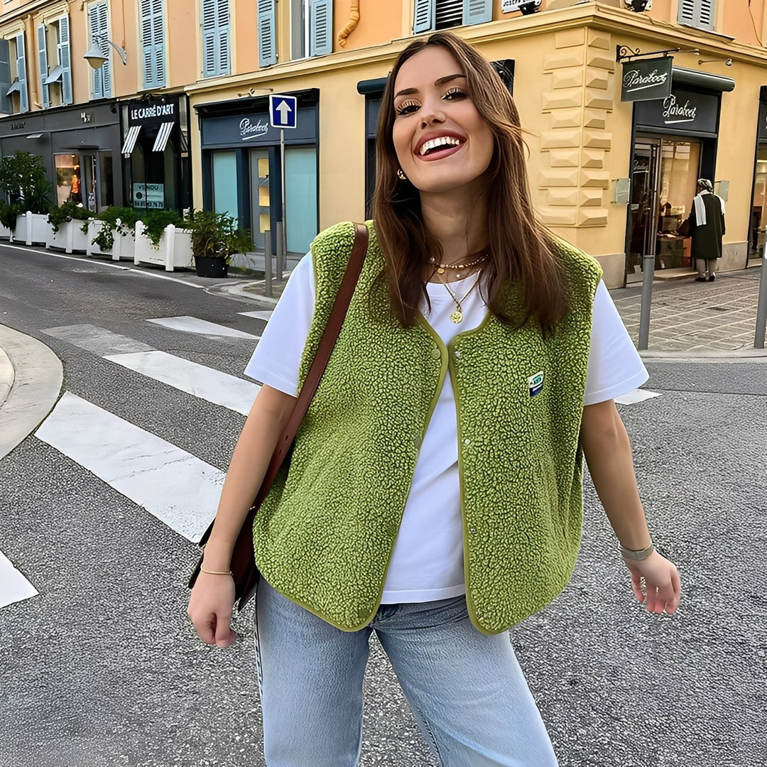 Drune | Bequeme Fleece-Weste für Damen