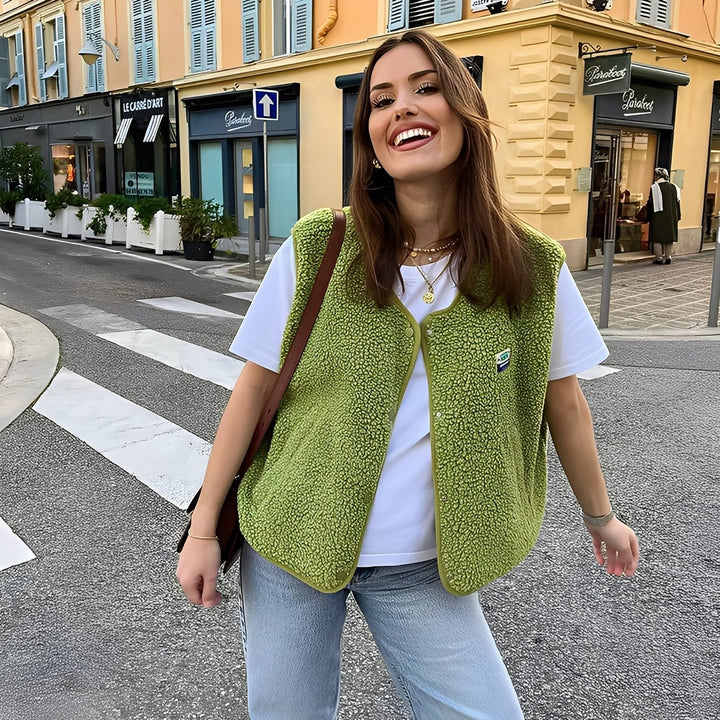 Drune | Bequeme Fleece-Weste für Damen