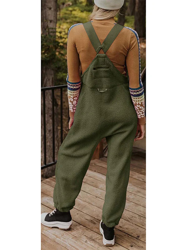 Drune | Thermo-Overall aus Fleece mit Reißverschlusstaschen für Frauen