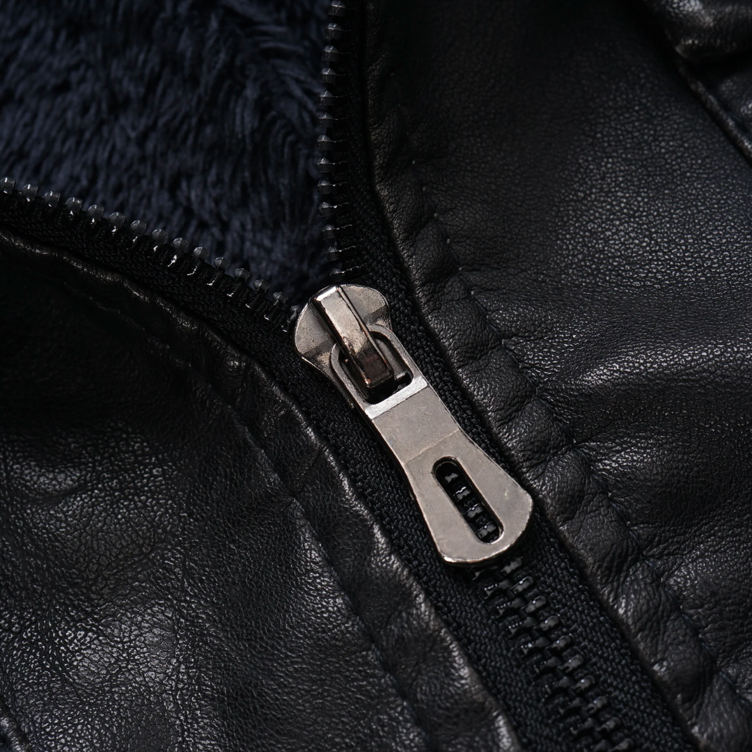 Drune | Hooded Lederjacke