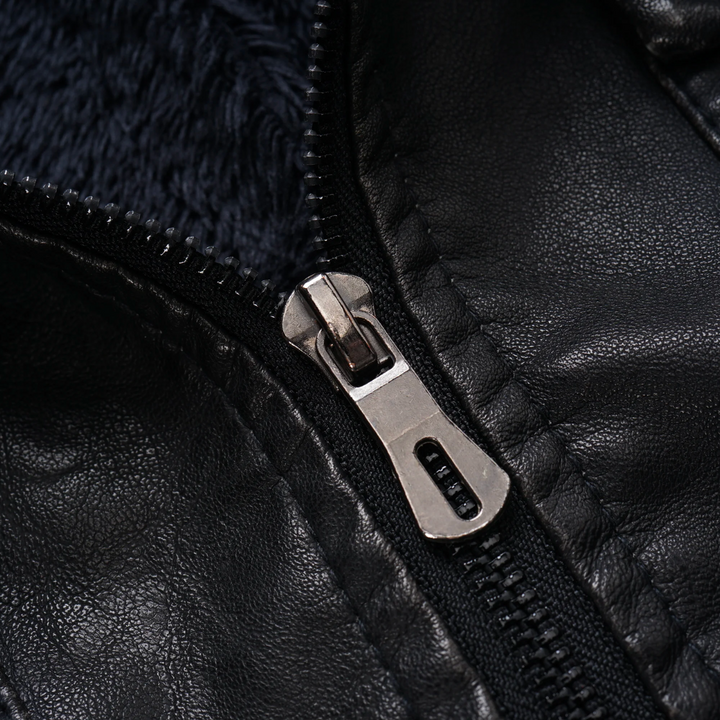 Drune | Hooded Lederjacke