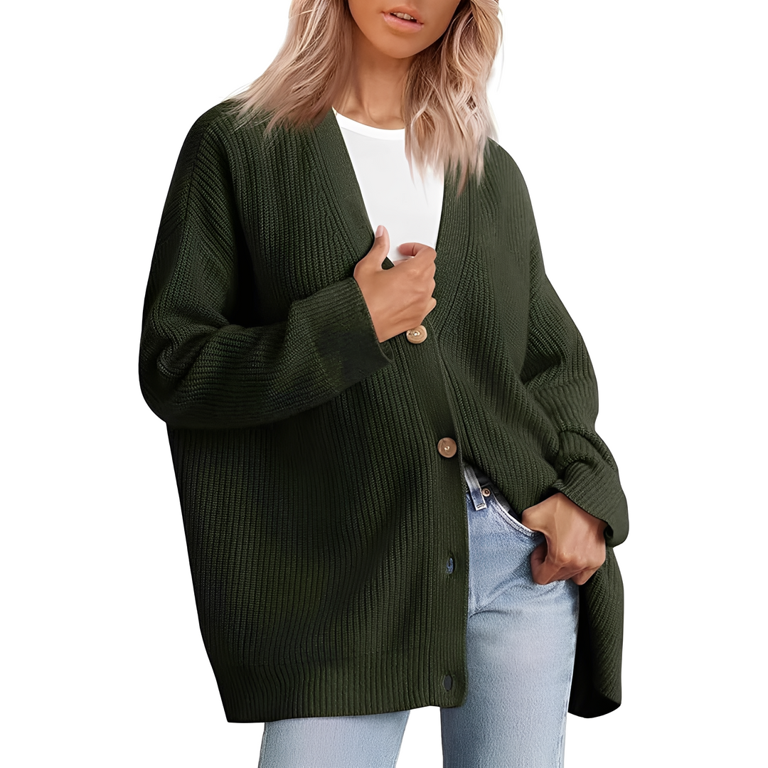 Drune | Lässiger Oversize Cardigan für Frauen
