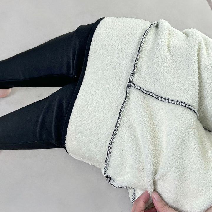 Drune | Liebliche Fleece Hohe Taille Wollleggings