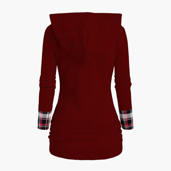 Drune | Stilvoll Kabelstrick Hoodie für Frauen