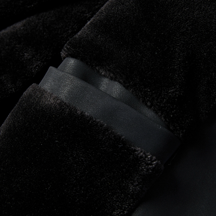 Drune | Herren Dick Gepolstertes Lederjacke