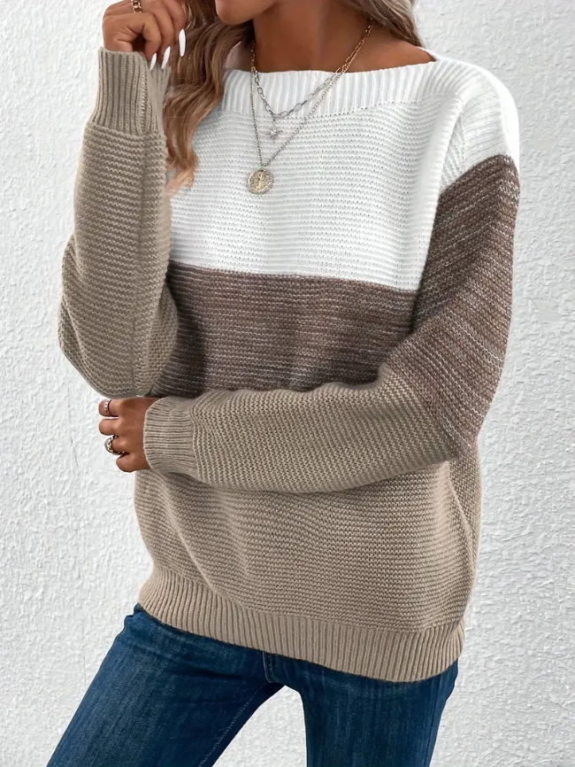 Drune | Eleganter Langarm Pullover mit Fallenden Schultern
