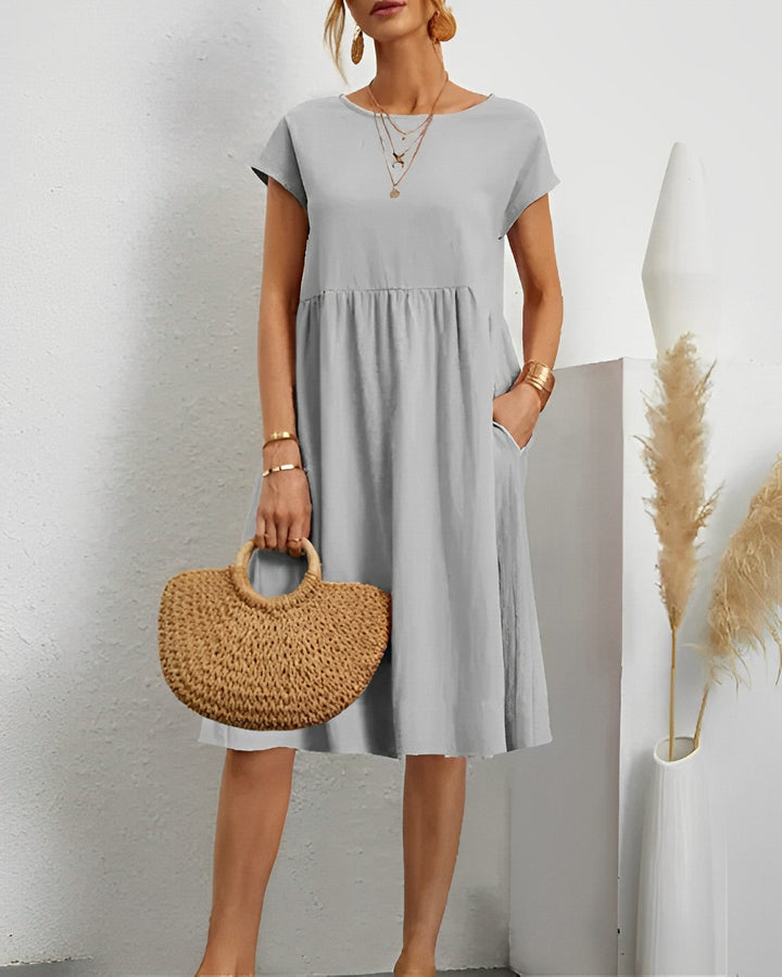 Drune | Midi-Kleid mit Seitentaschen