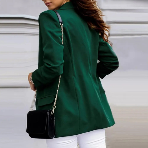 Drune | Stilvolle Damen Blazer mit Einzelknopfverschluss Ideal für Die Arbeit