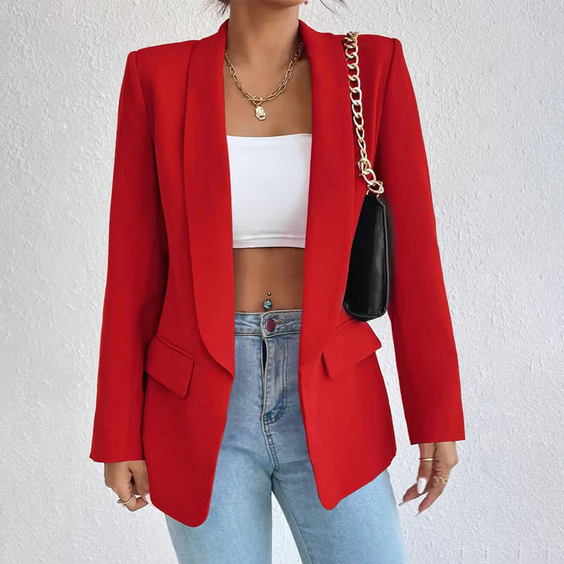 Drune | Blazer Schmaler Schnitt Strukturierte Silhouette Klassisches Einreiher Design