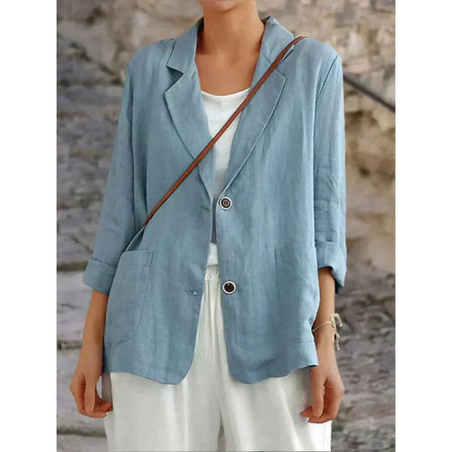 Drune | Blazer Aus Schickem und Stilvollem Leinen