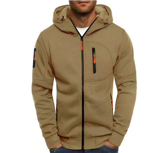 Drune | Freizeit Zip-Up Jacke mit Kapuze für Herren