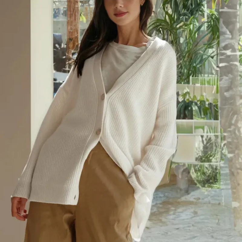 Drune | Cardigan - Zopfmuster Fein