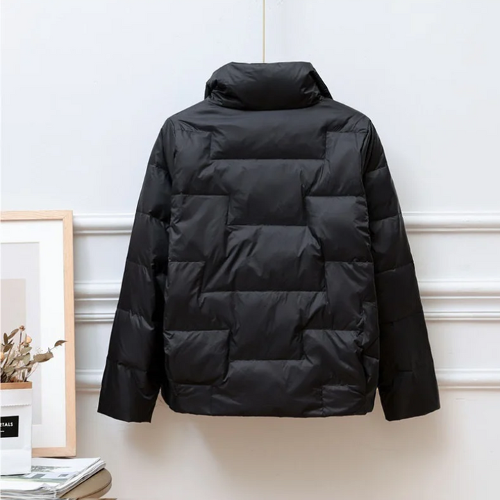 Drune | Gep quiltete Daunenjacke Rollkragen Daunenjacke