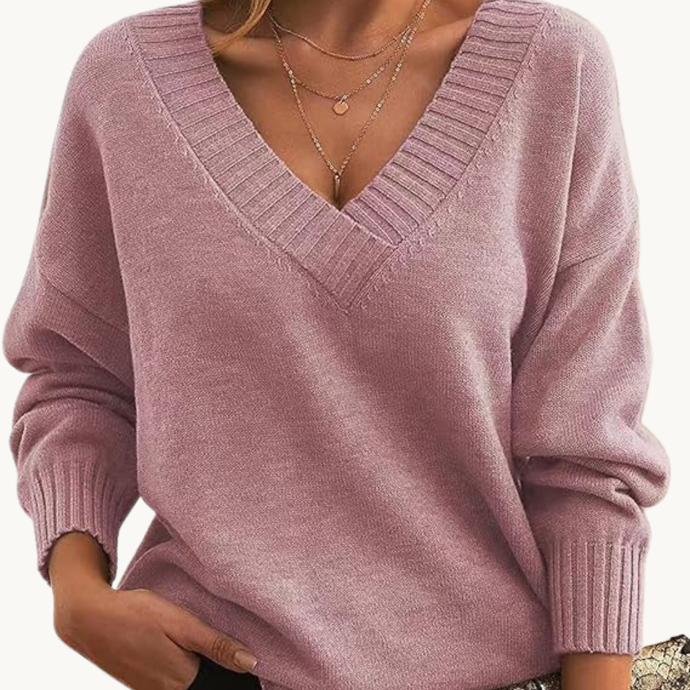 Drune | |Pullover mit V-Ausschnitt für Frauen