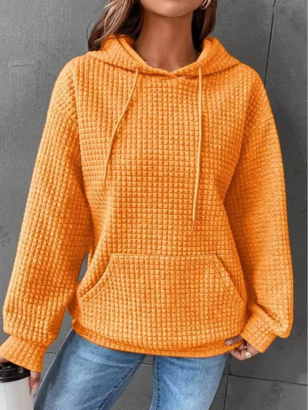 Drune | Damen Pullover Hoodie mit Kordelzugkapuze