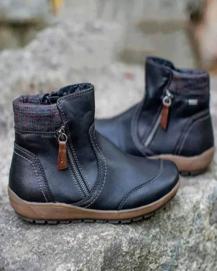 Drune | Wasserdichte Orthopädische Stiefel mit Hochwertigem Reißverschluss
