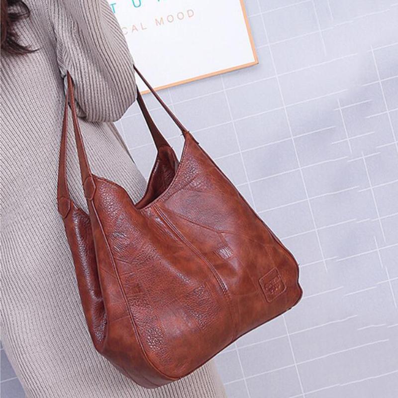 Drune | Retro-Ledertasche für Damen