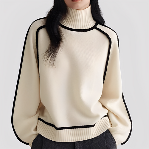 Drune | Eleganter, entspannter Damen-Rollkragenpullover
