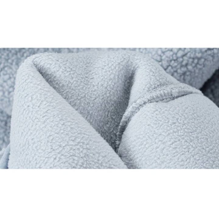 Drune | Kapuzenjacke mit Reißverschluss und Weichem Sherpa Stoff, Fleece Weste