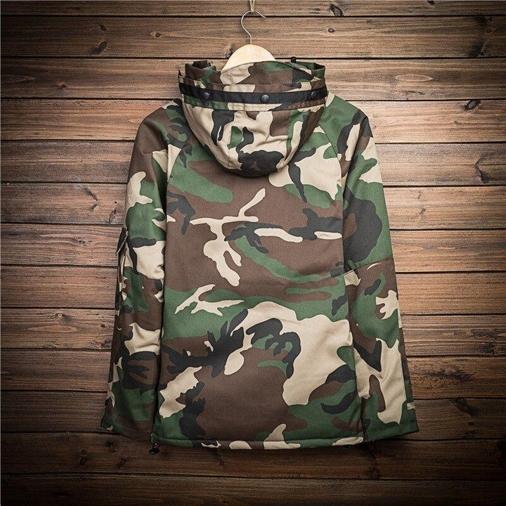 Drune | Moderne Camouflagejacke Mit Kapuze