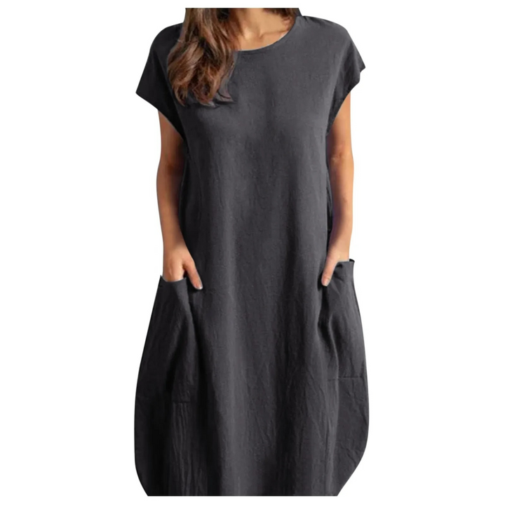 Drune | Bequemes Leinenkleid