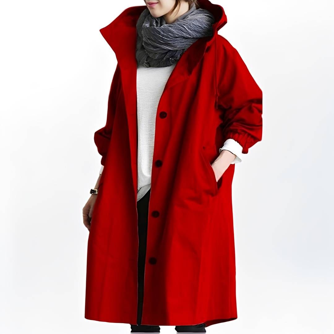 Drune | Wasserfeste Regenjacke mit Kapuze für Frauen