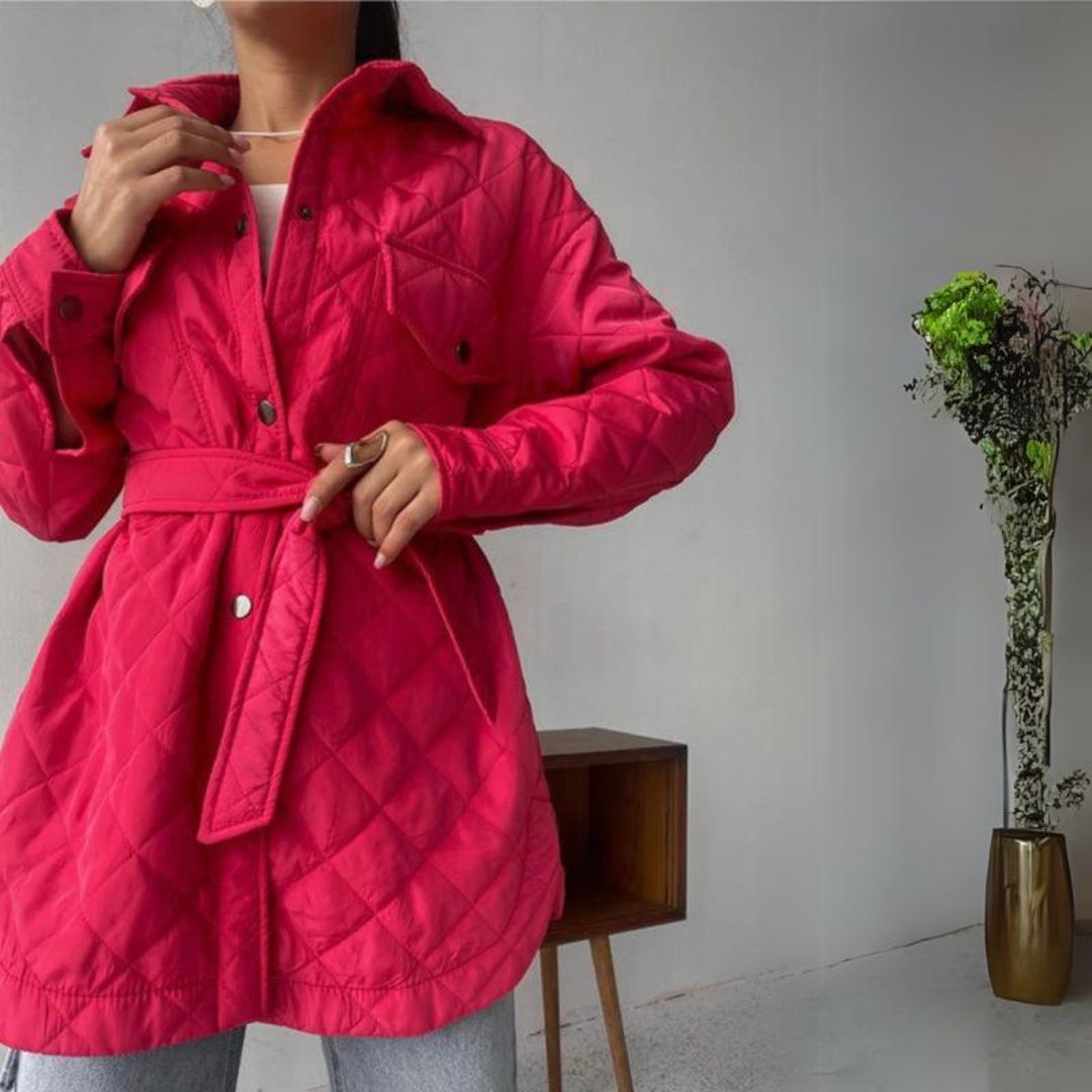 Drune | Klassisch gesteppte Jacke mit Druckknöpfen