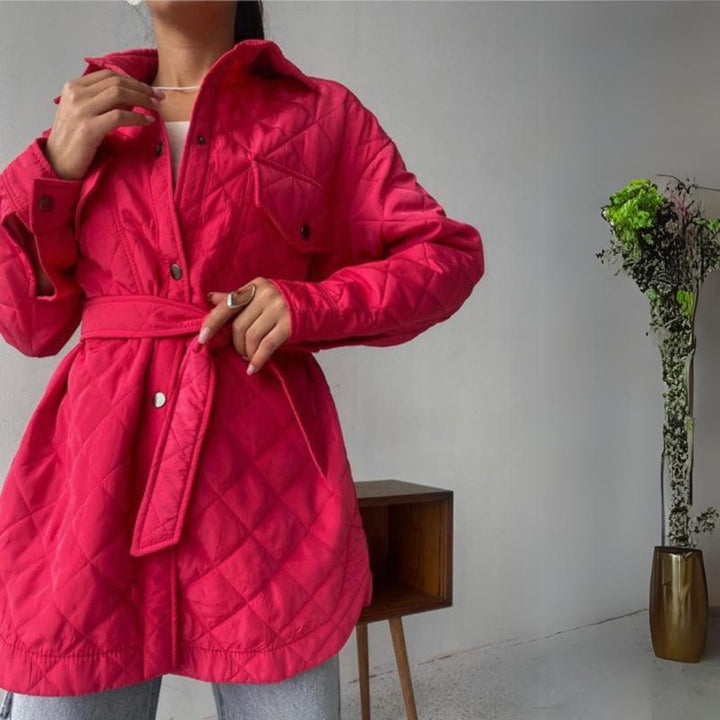 Drune | Klassisch gesteppte Jacke mit Druckknöpfen