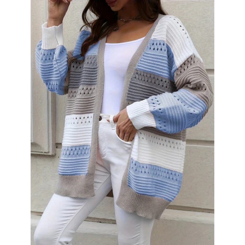 Drune | Cardigan - Gestreift & Lockere Passform