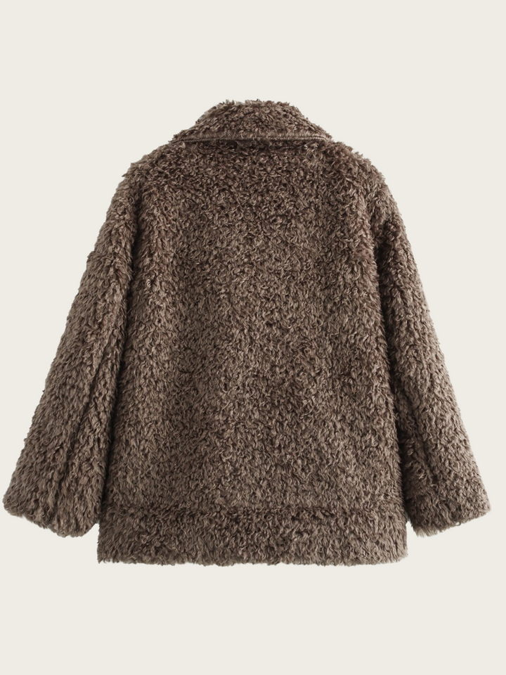 Drune | Fleecejacke für Damen mit breitem Revers