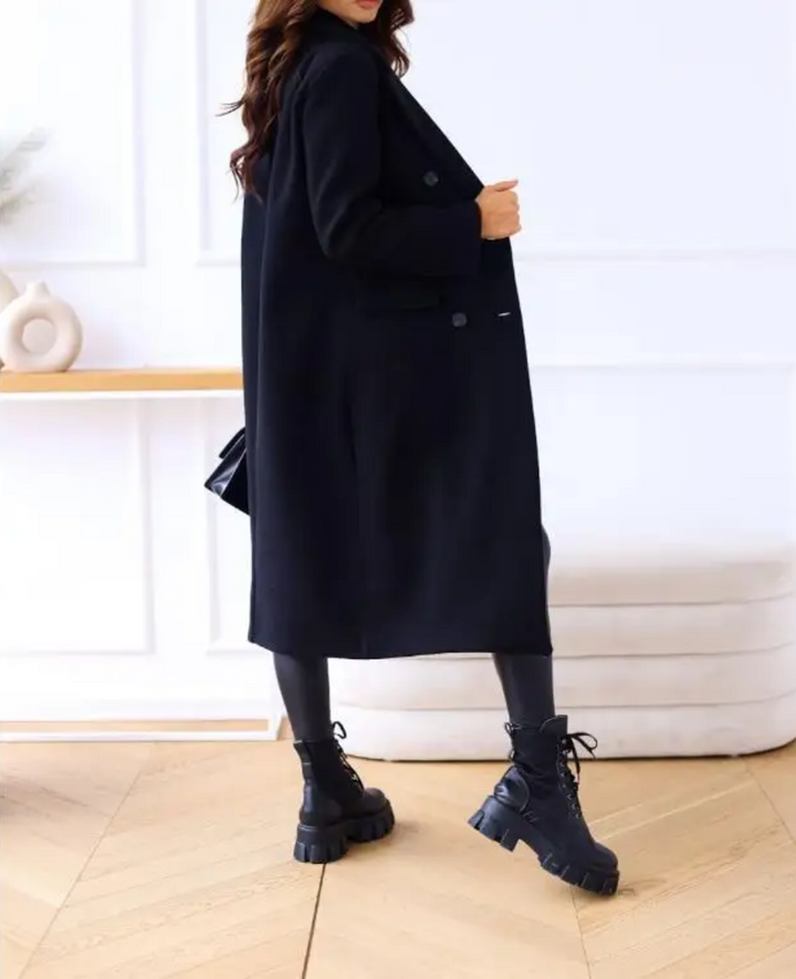 Drune | Lange Elegante Taillierte Trenchcoat Für Damen | Perfekt Für Herbst Und Winter