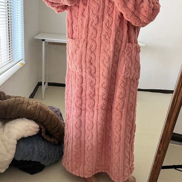 Drune | Winter korallen Samt-Homewear