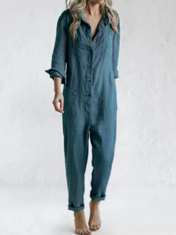 Drune - Langärmliger Jumpsuit