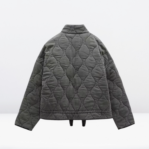 Drune | Damen Steppjacke mit Kordelzug & Reißverschluss