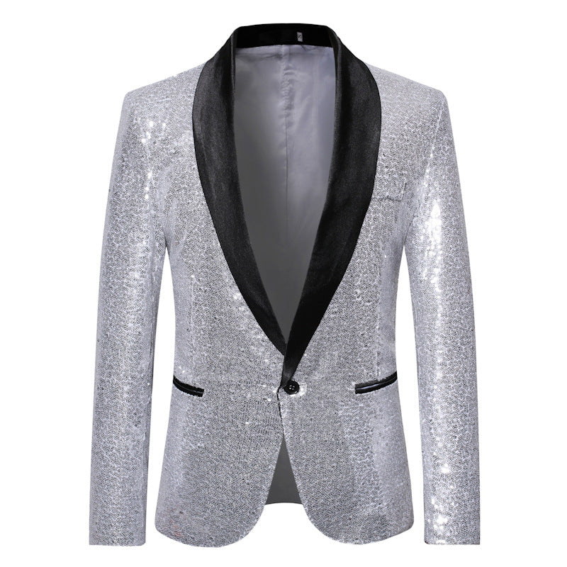 Drune | Stilvoller Pailletten-Blazer für Herren
