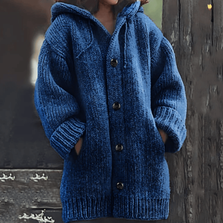 Drune | Warme Damen-Strickjacke