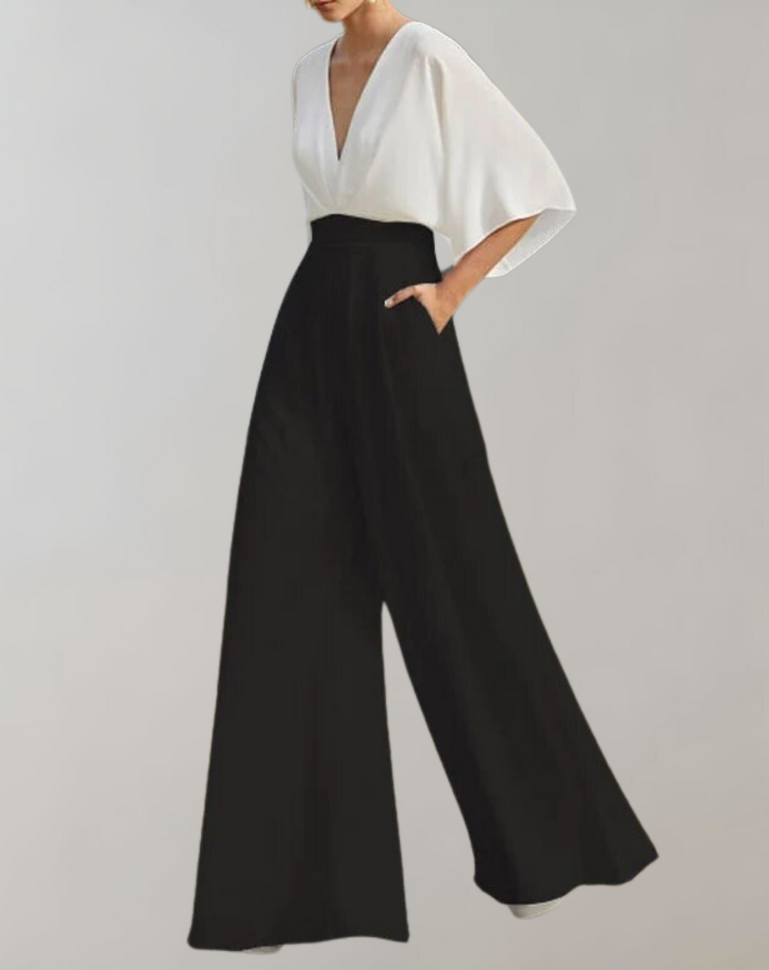 Drune | Lässiger Overall Mit Weitem Bein