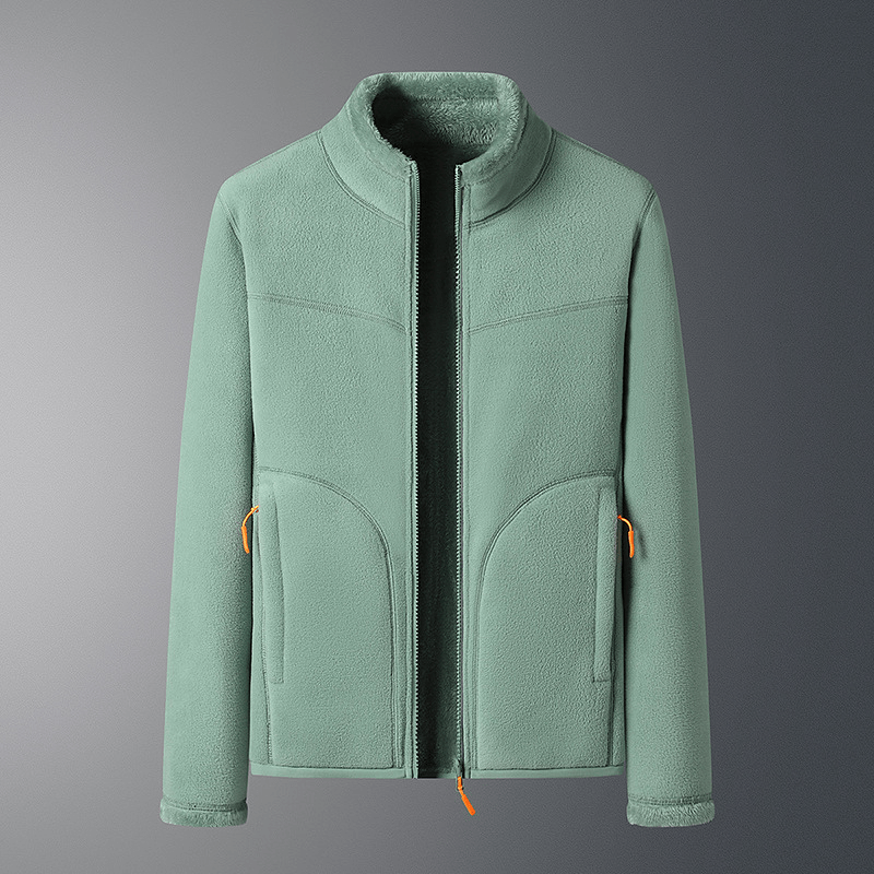 Drune | Fleecejacke mit Reißverschlusstaschen - Leichte Wärme - Hoher Kragen - Alltags-Layer