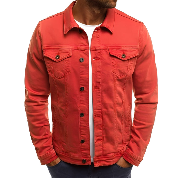 Drune | Stylische Denimjacke mit Taschen für Männer