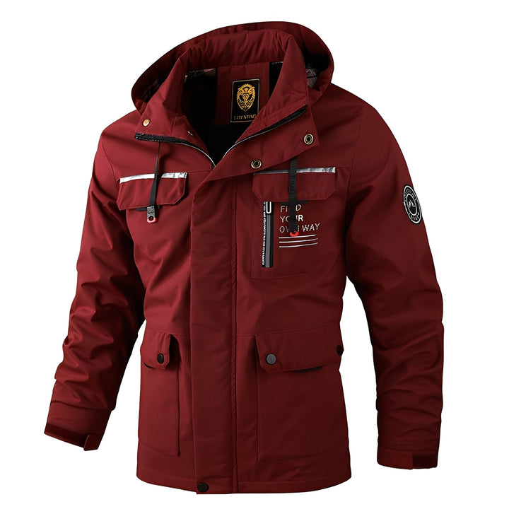 Drune | Wetterfest, Dicke Outdoor-Jacke für Männer